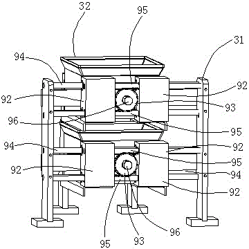 Double linkage packaged integral product two-step packaging equipment