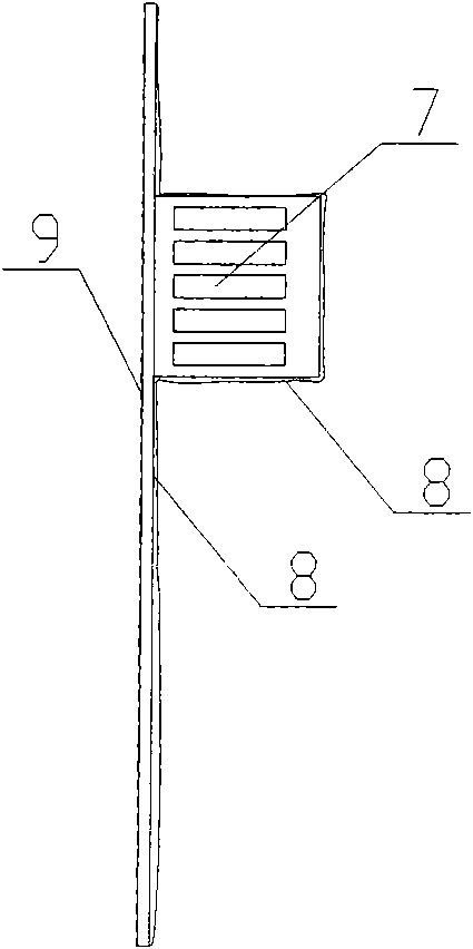 Temperature control device of storage battery for spacecraft