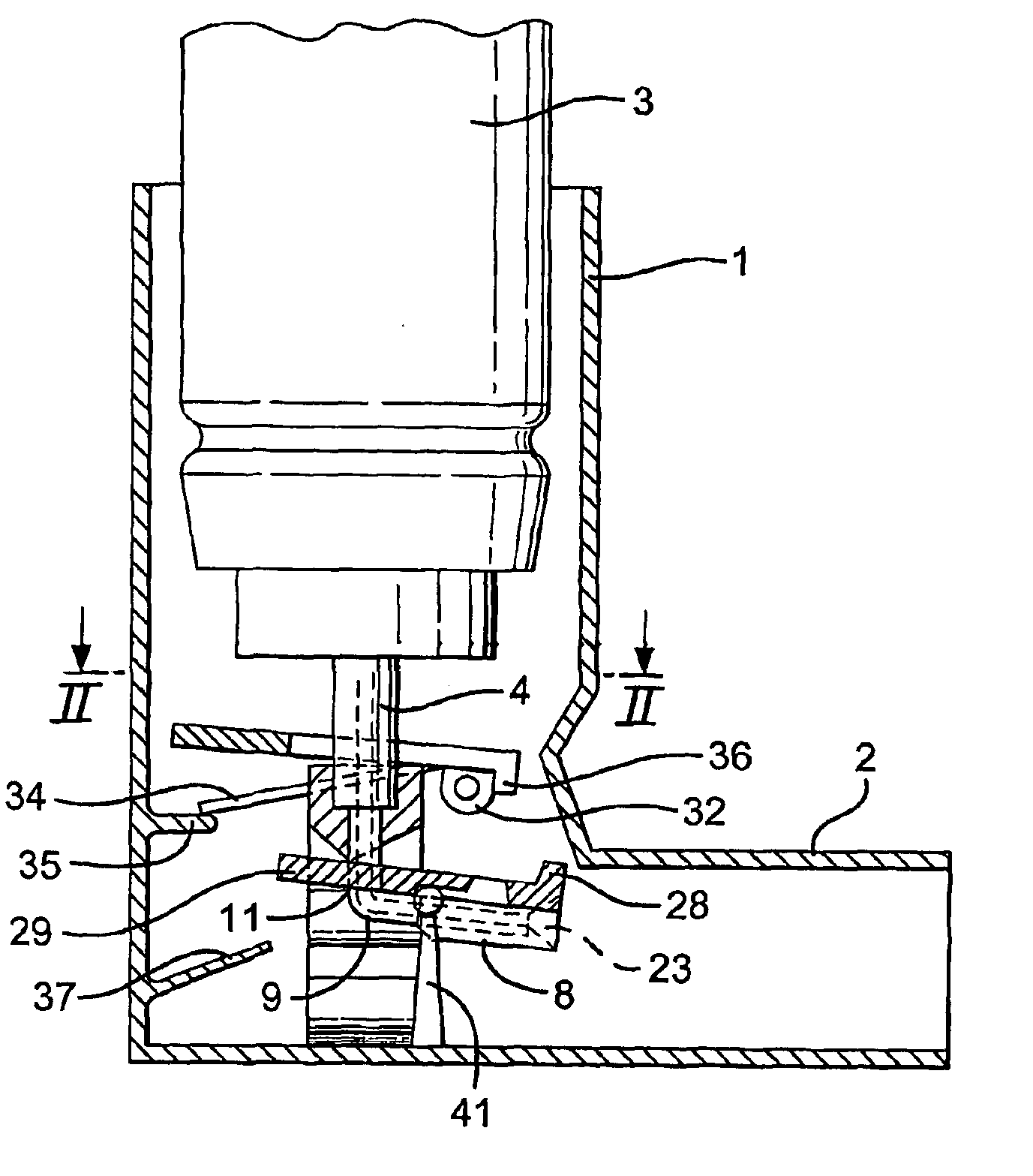 Firing flap dispenser