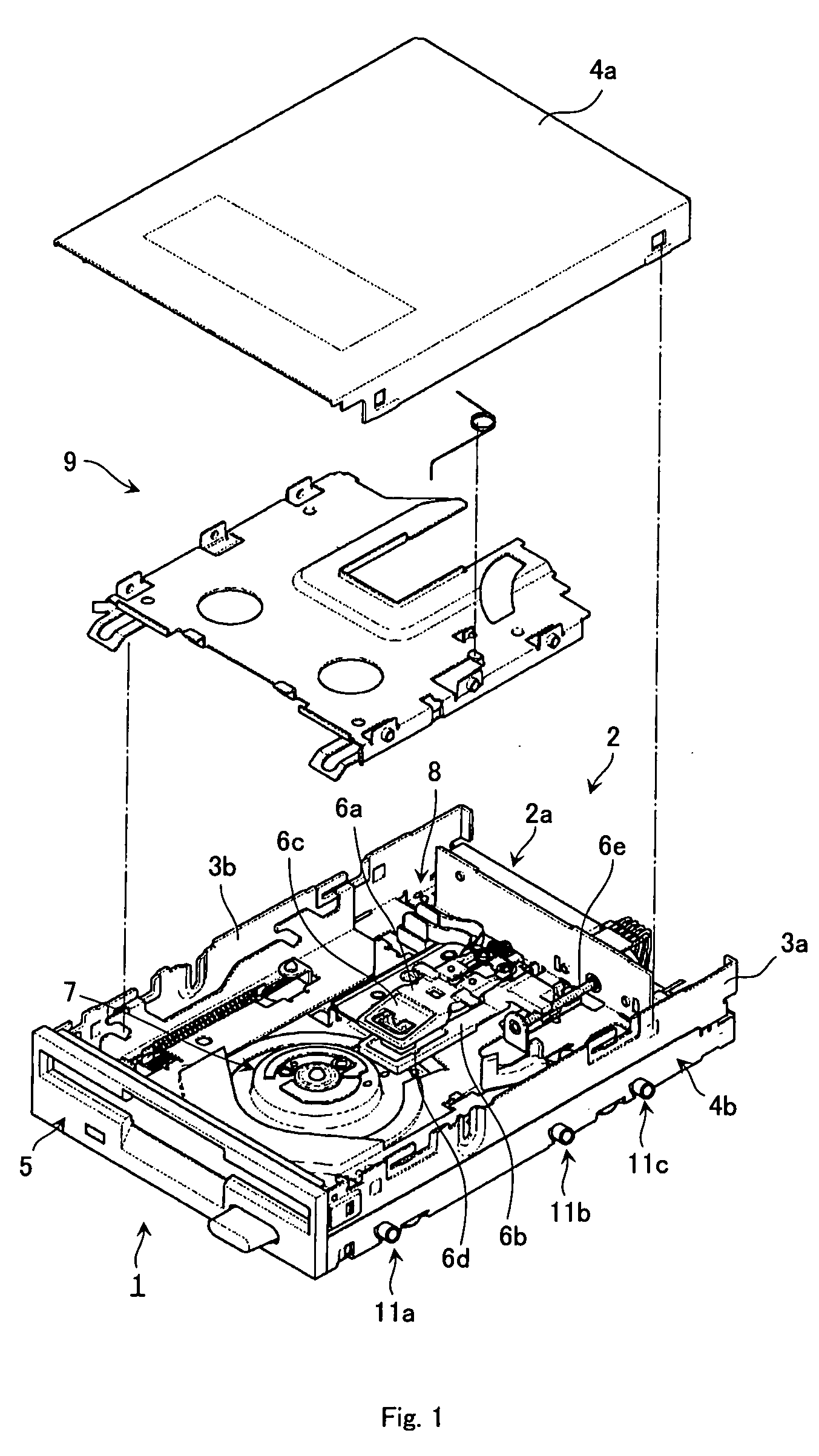 Disk drive device and installation mechanism for disk drive device
