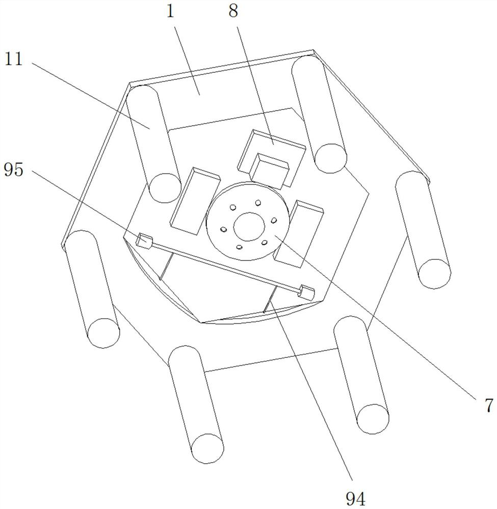 Maintenance system for reinforcing 5G communication tower antenna in typhoon weather