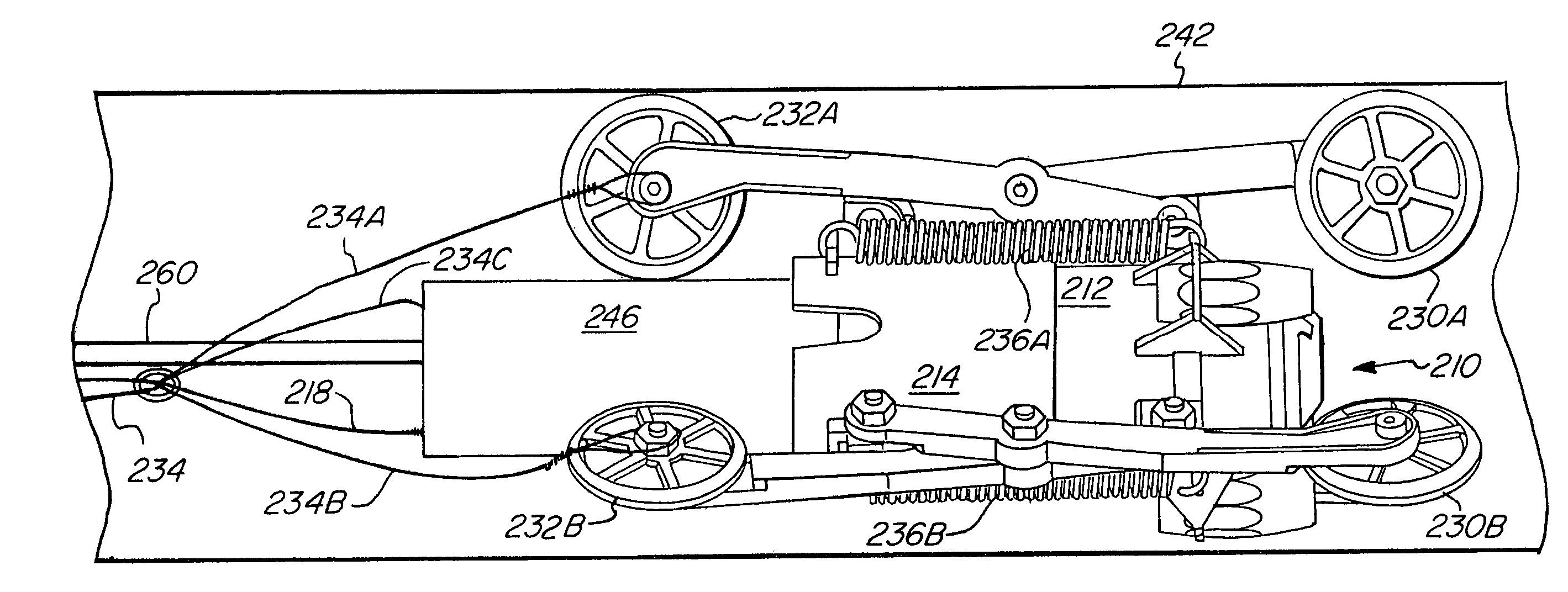 Self-adjusting and centering camera mount for inspecting pipe