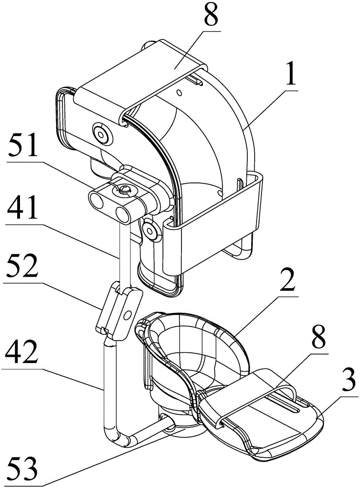 Ankle joint deformity correcting device