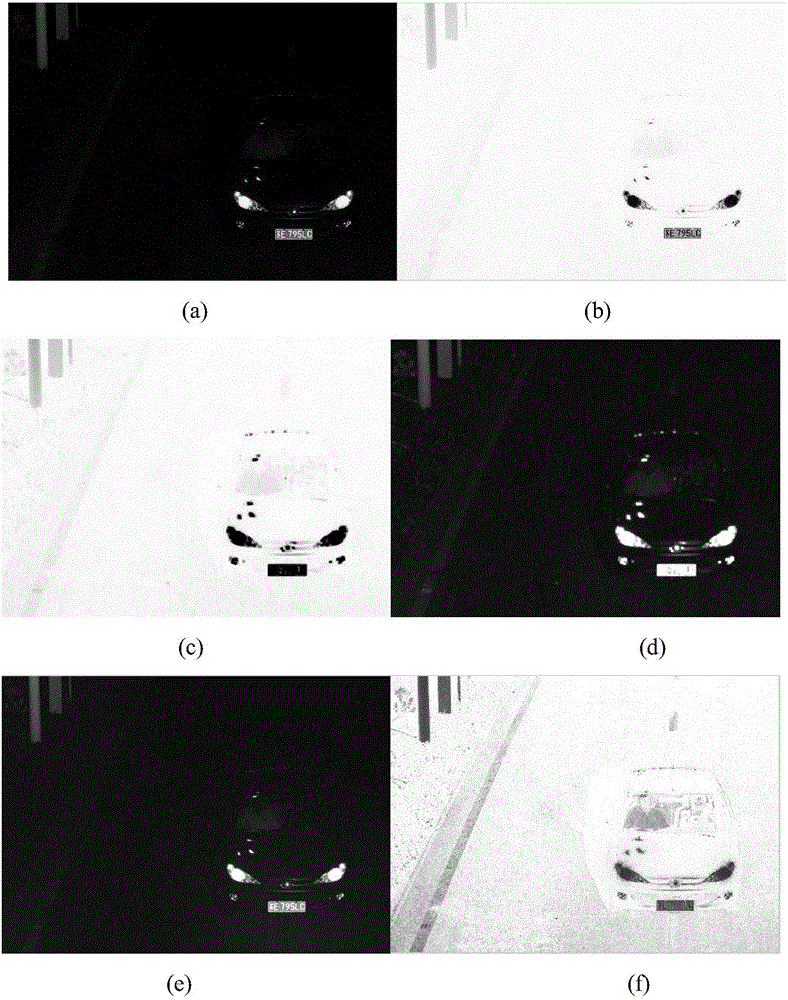 Night traffic block port image enhancement method based on dark channel prior
