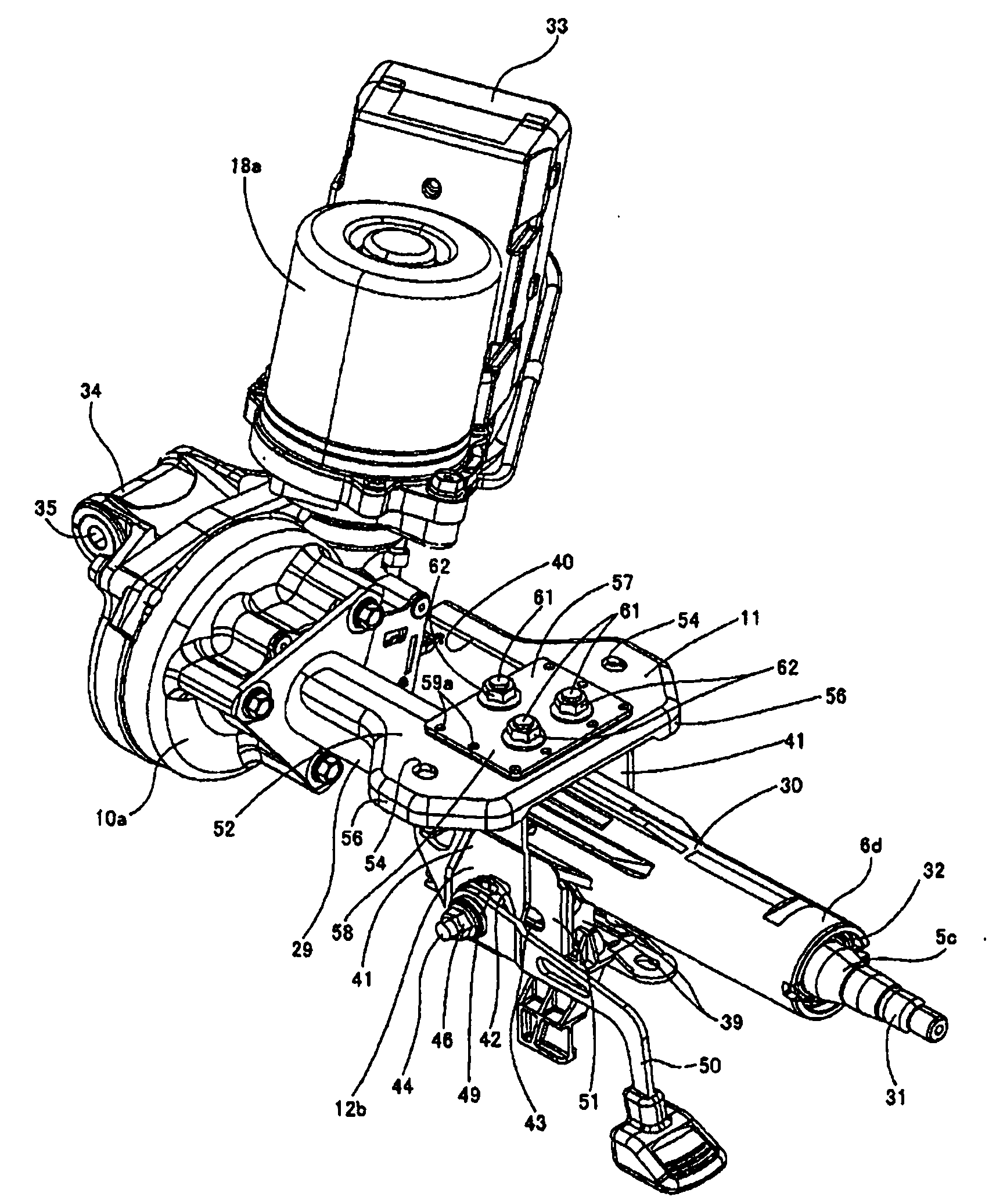 Automobile steering device