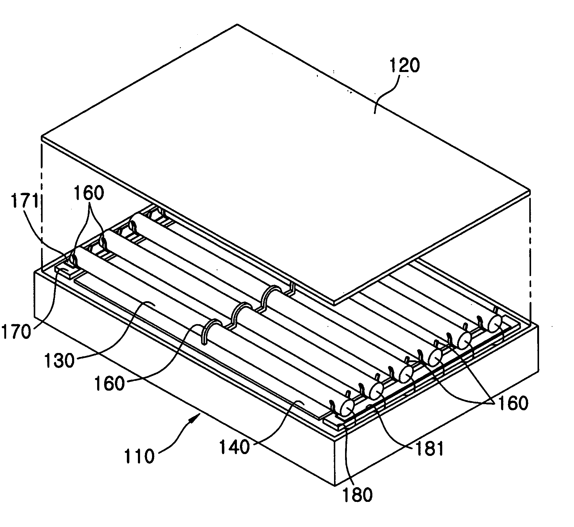 Direct-type back light device