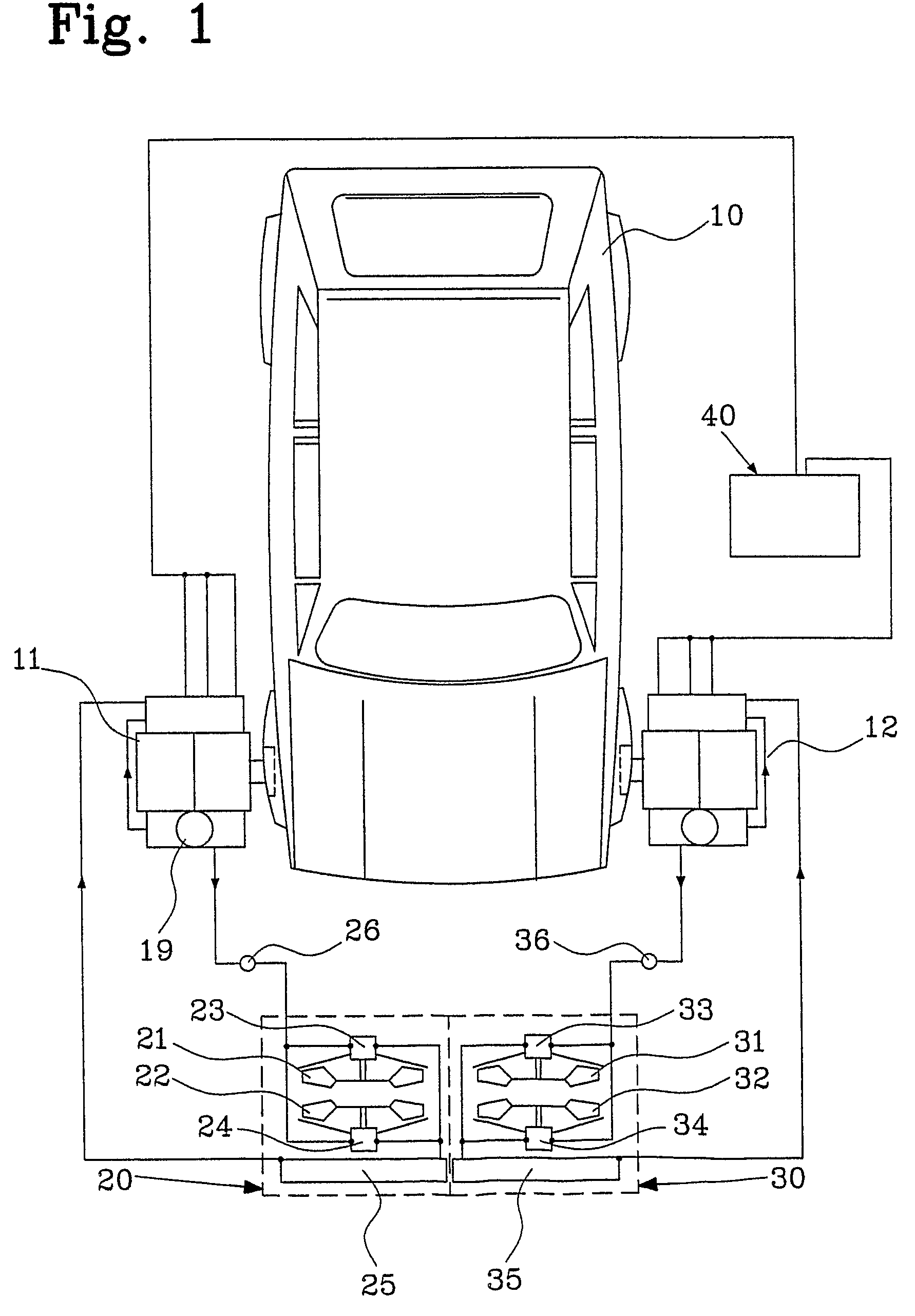 System and method for dynamometer testing of motor vehicles, including a cooling device