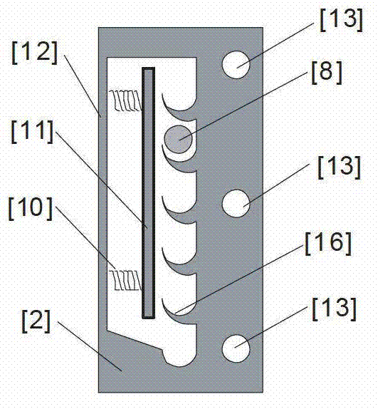 Support-increasing pressurizing anti-skidding stair