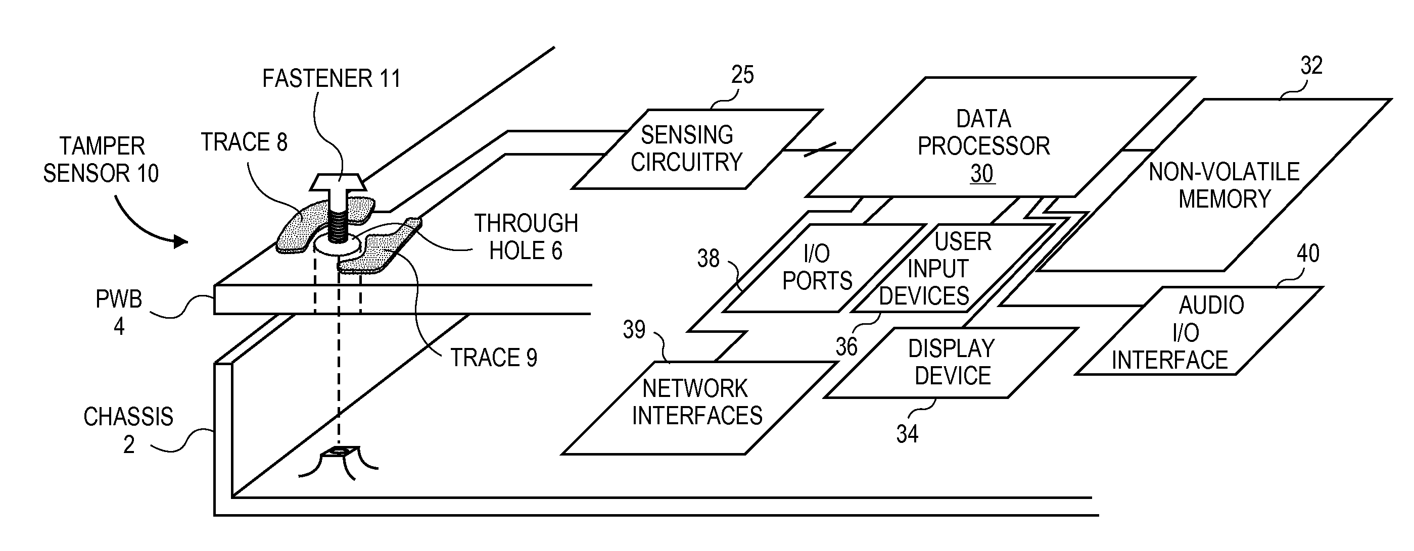 Mechanisms for detecting tampering of an electronic device