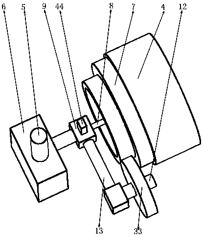 Gear-variable driving wheel walking platform