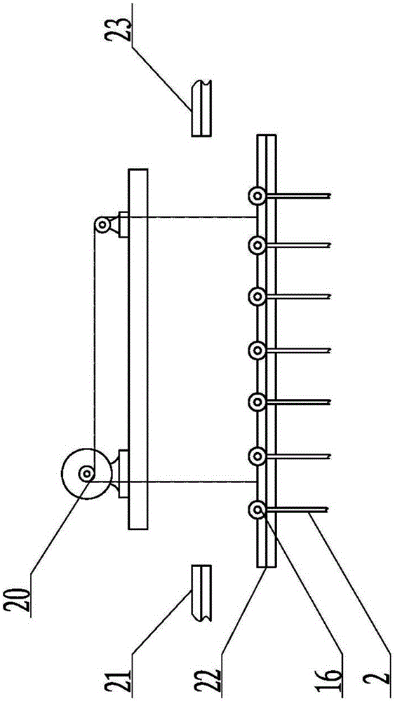 Material boiling device for bamboo bone of folding fan and boiling technique thereof