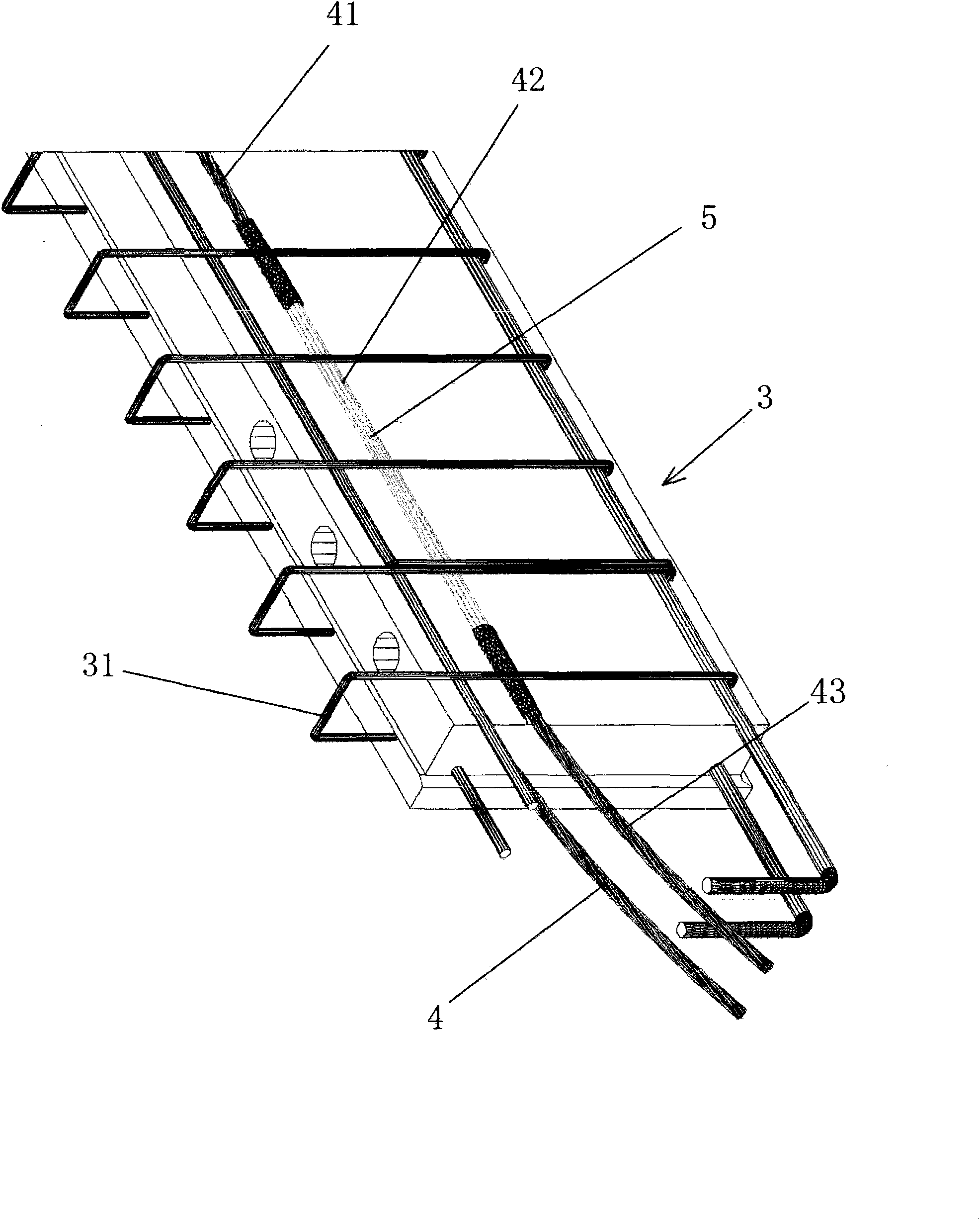 House safety belt life-saving device, house structure and construction method thereof