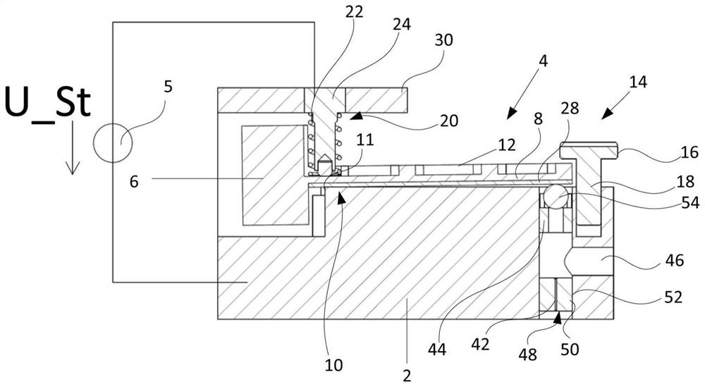 Electrostatic-to-pneumatic converter