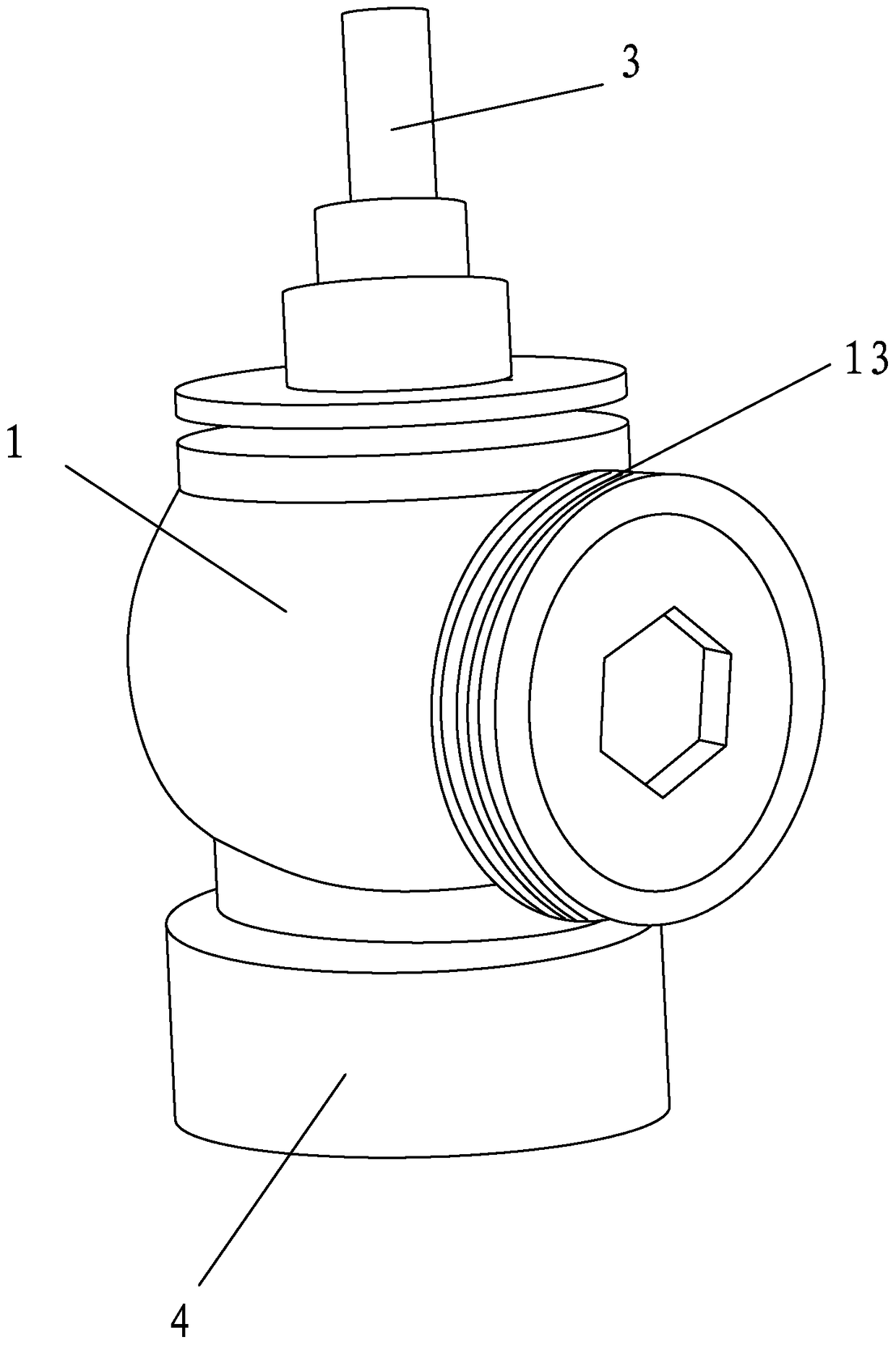 A rotary water supply valve