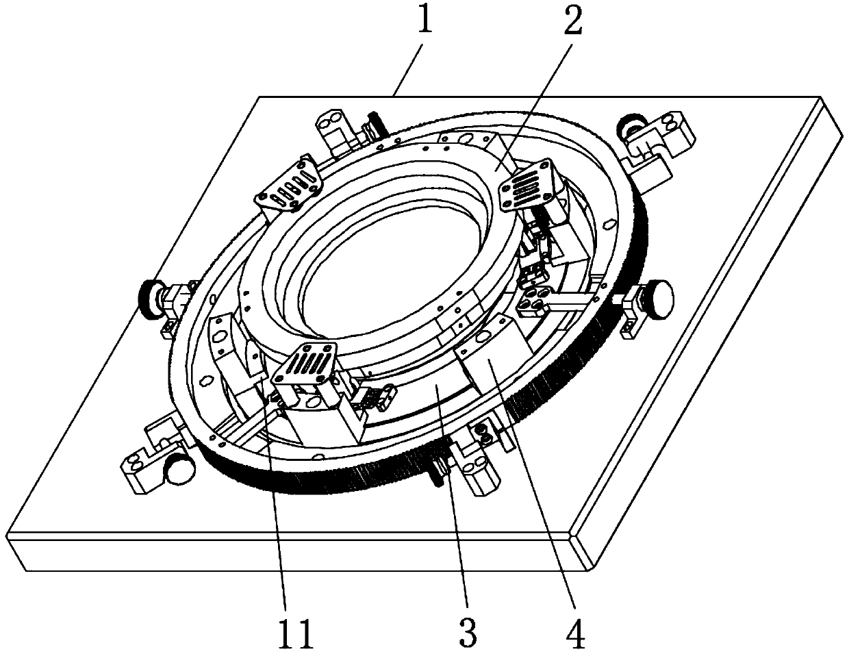 A high-precision de-eccentric focusing mechanism suitable for general optical systems