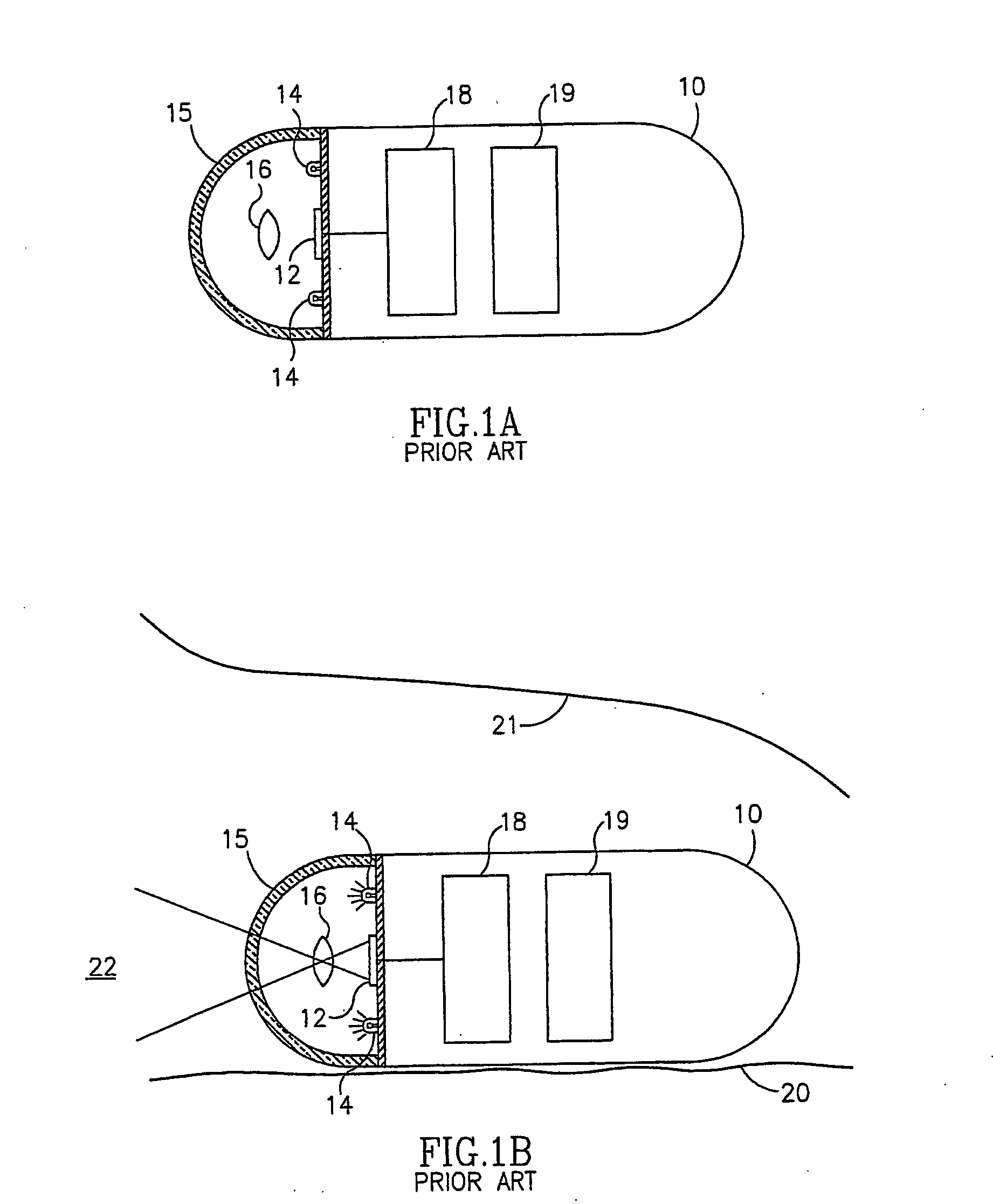 Method and device for imaging body lumens