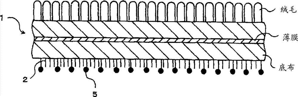 Manufacturing method of base material for ground cushion and base material for ground cushion