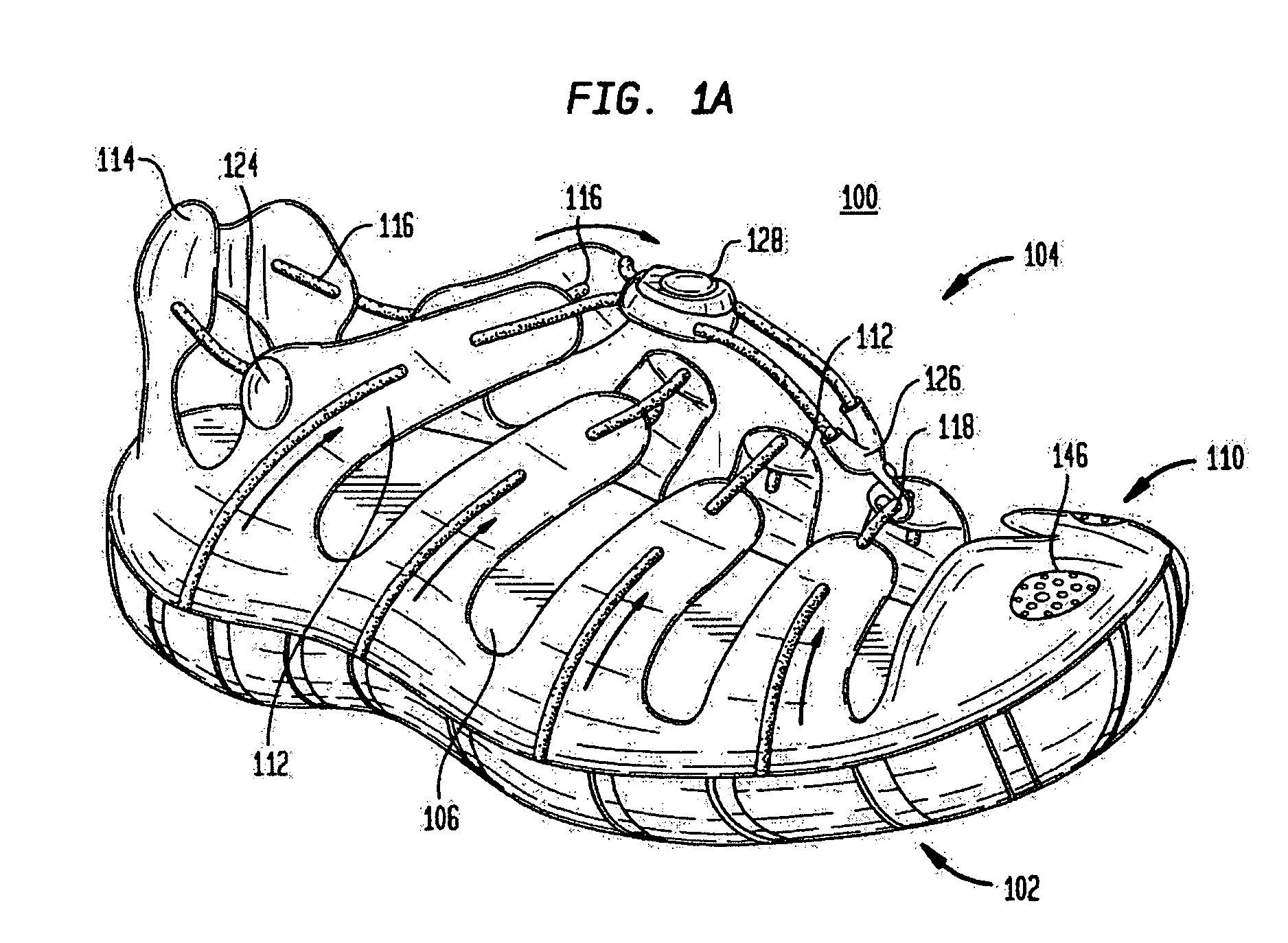 Shoe with anatomical protection