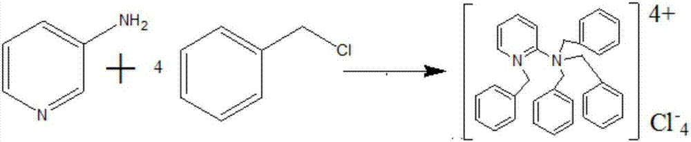 High-temperature acidizing corrosion inhibitor based on tribenzyl-(2-benzyl) pyridyl ammonium chloride