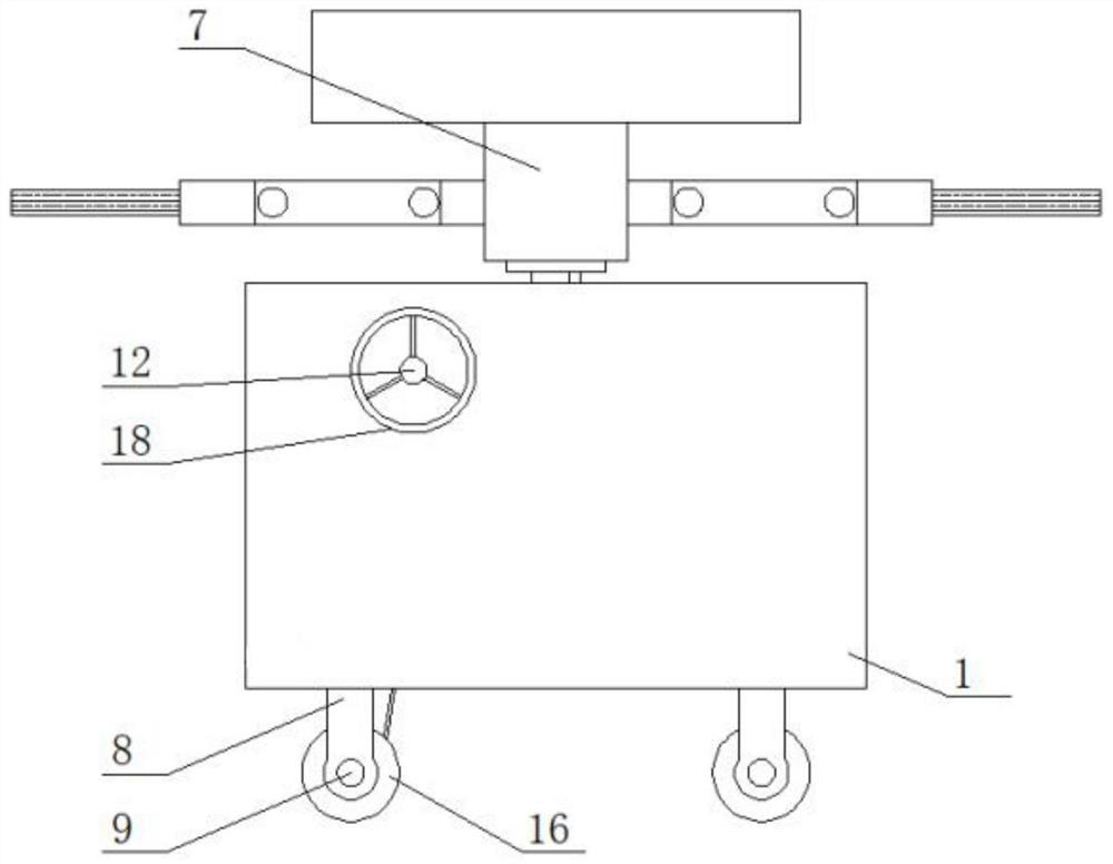 Height adjusting mechanism and traffic guidance robot based on height adjusting mechanism