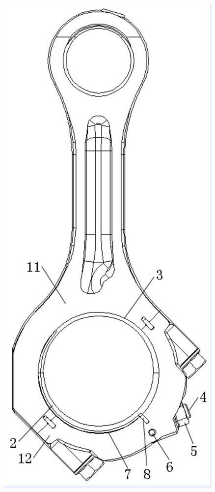 A connecting rod mechanism and engine