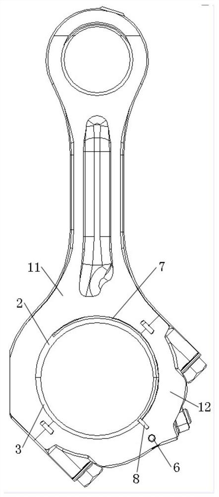 A connecting rod mechanism and engine