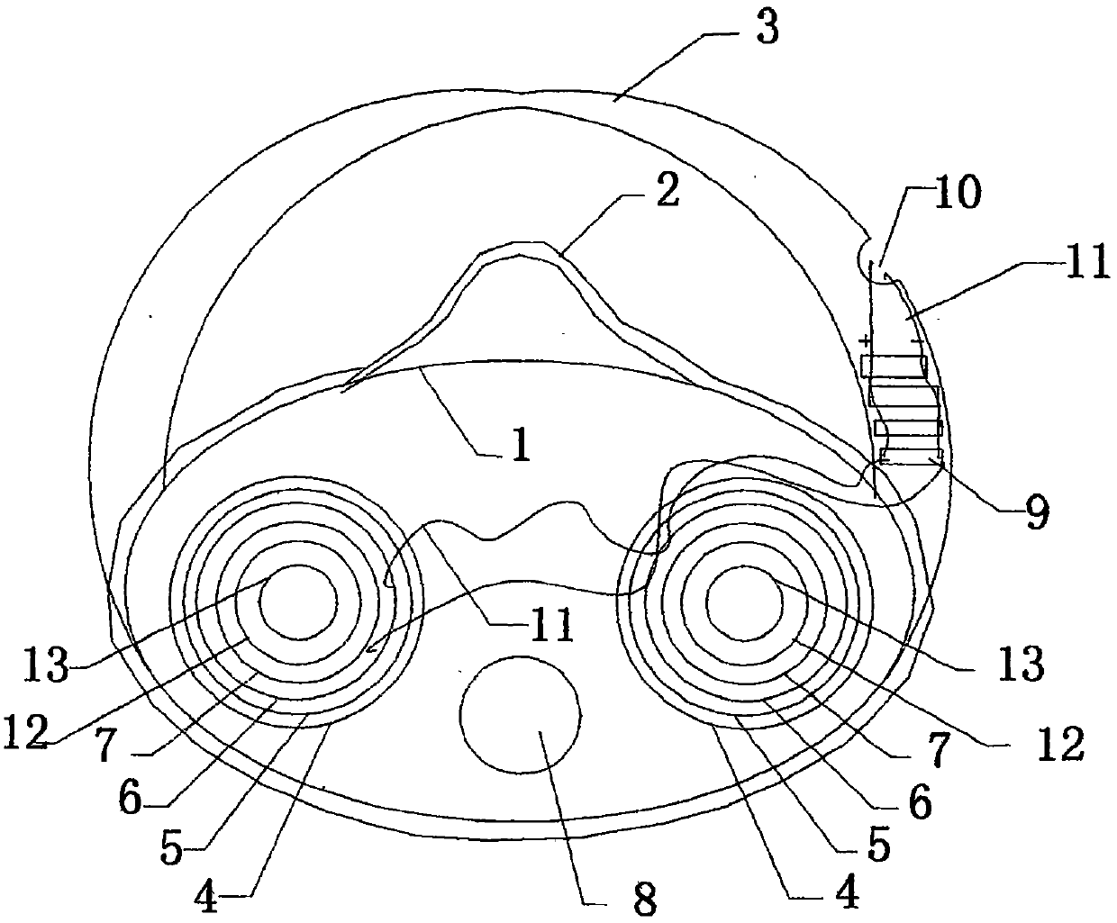 Air cleaning mouth mask