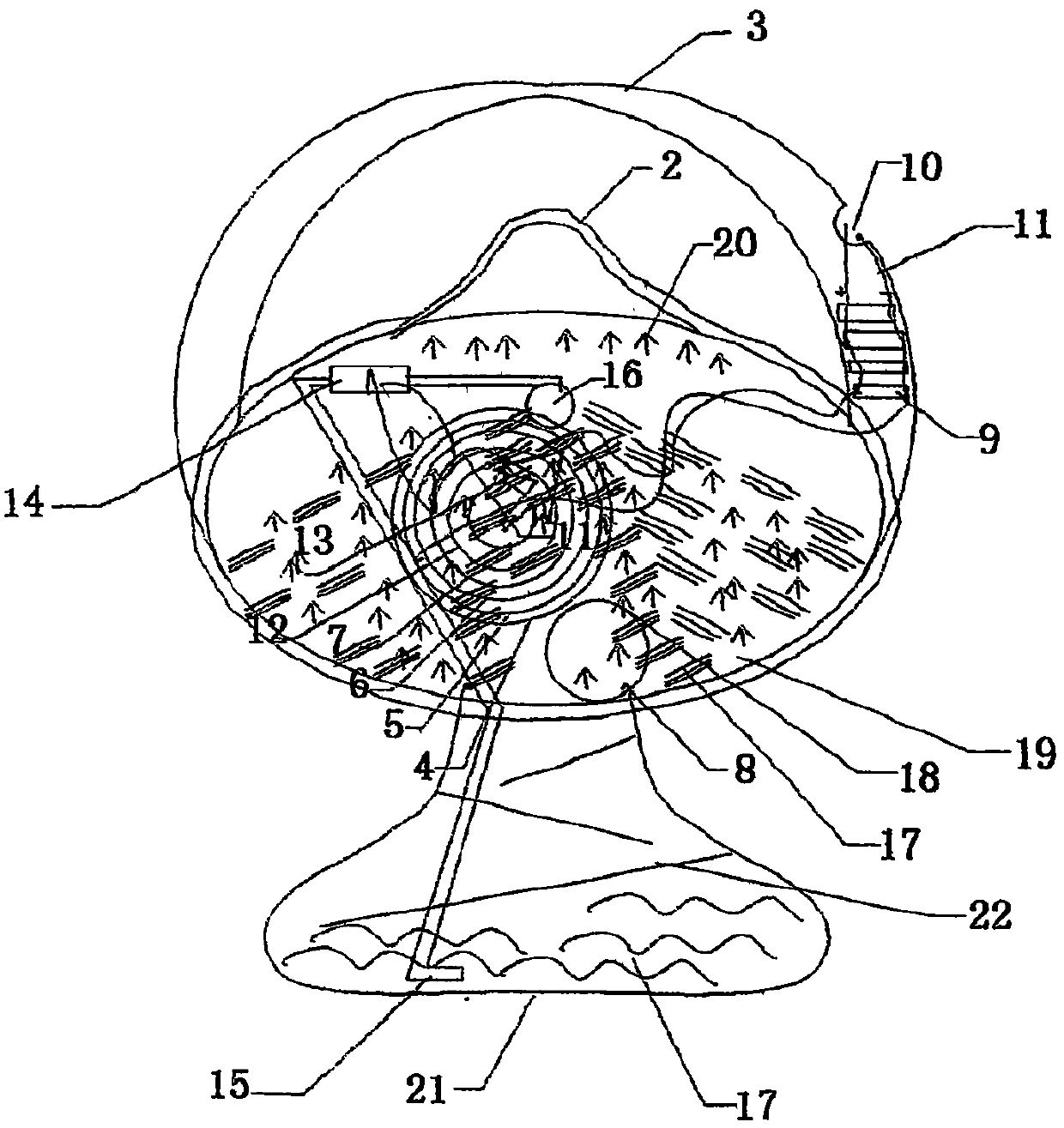 Air cleaning mouth mask