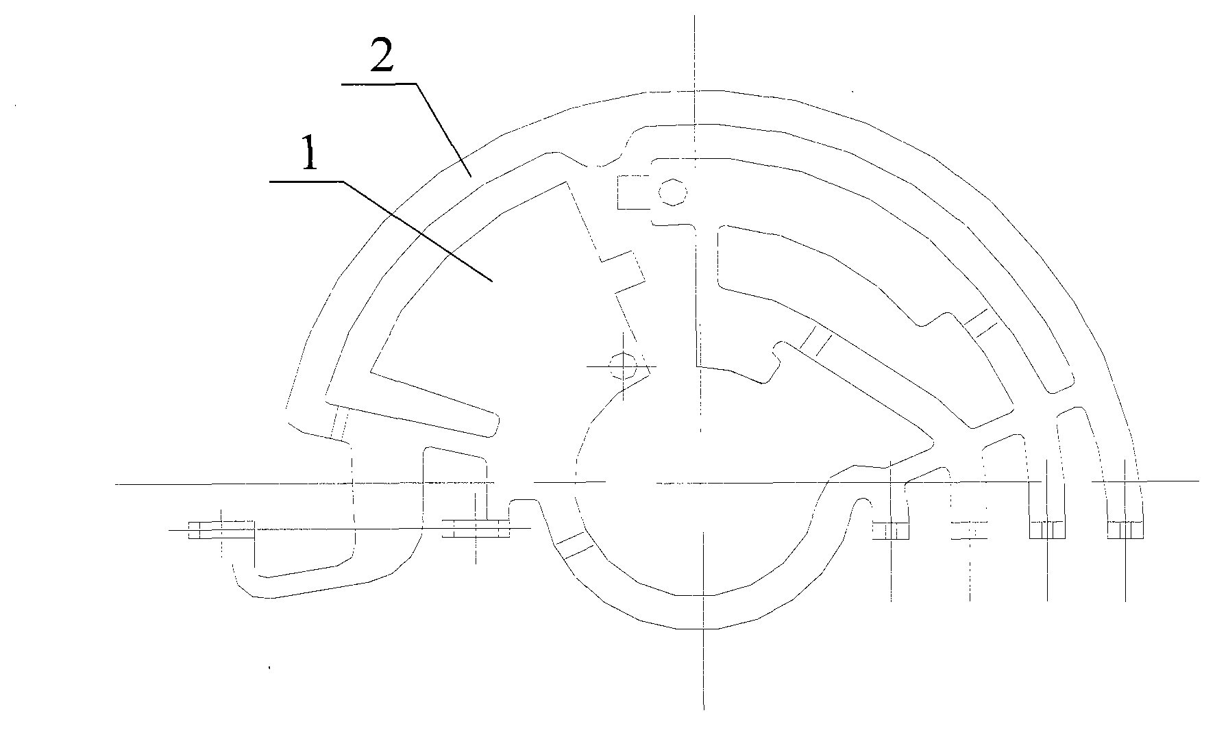 Fastener and circuit board thereof