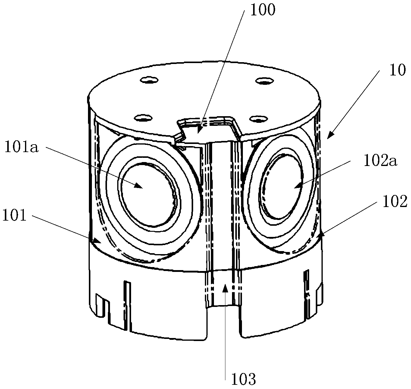 Vocal cavity device and voice box
