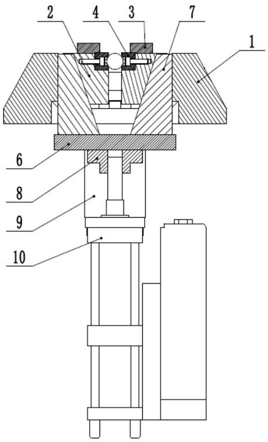 Steel bar clamping device