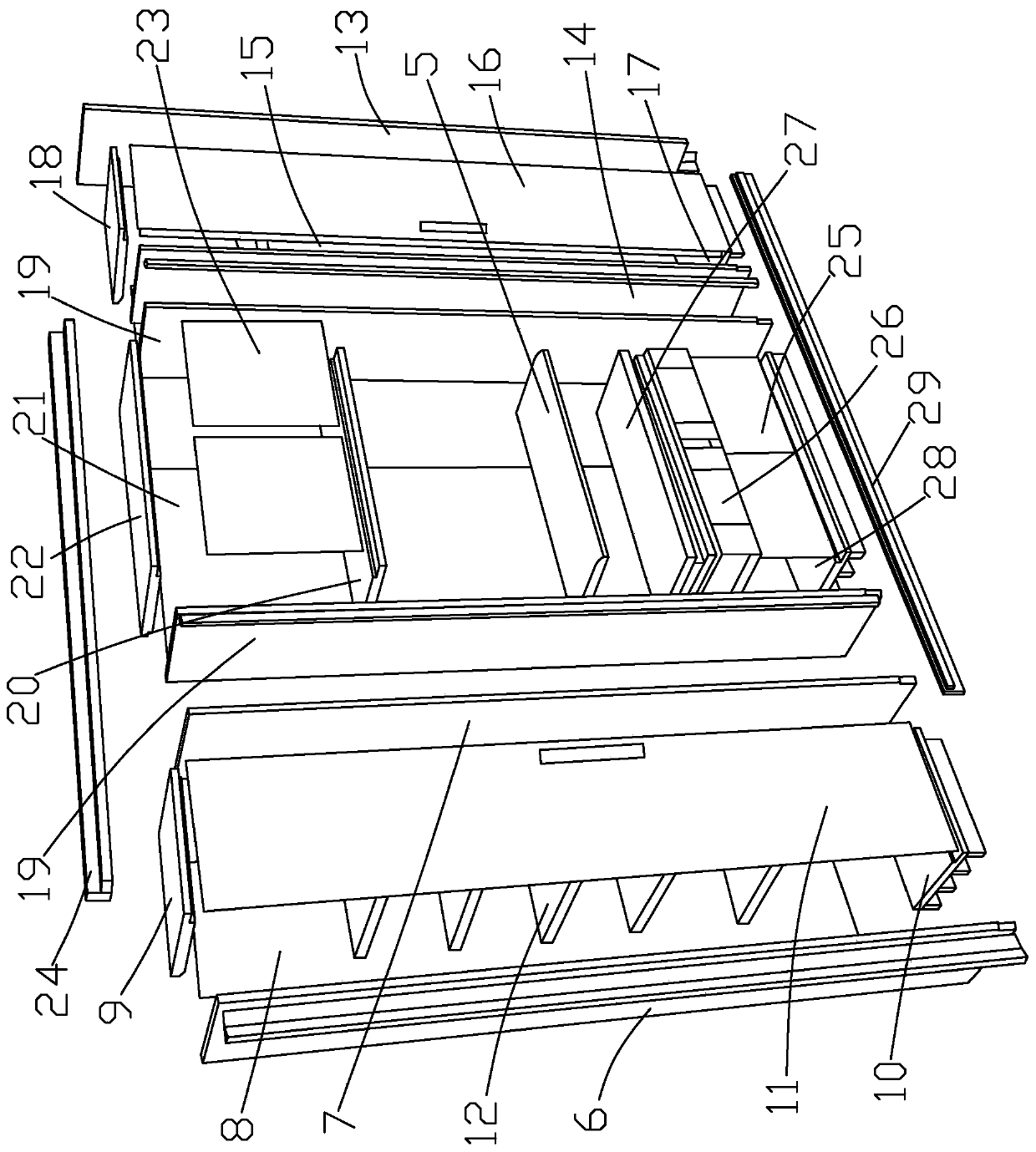 Multifunctional porch cabinet and mounting method thereof