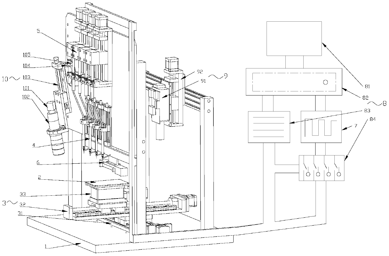 A multi-material 3D printing device based on electro-hydraulic power coupling jet printing