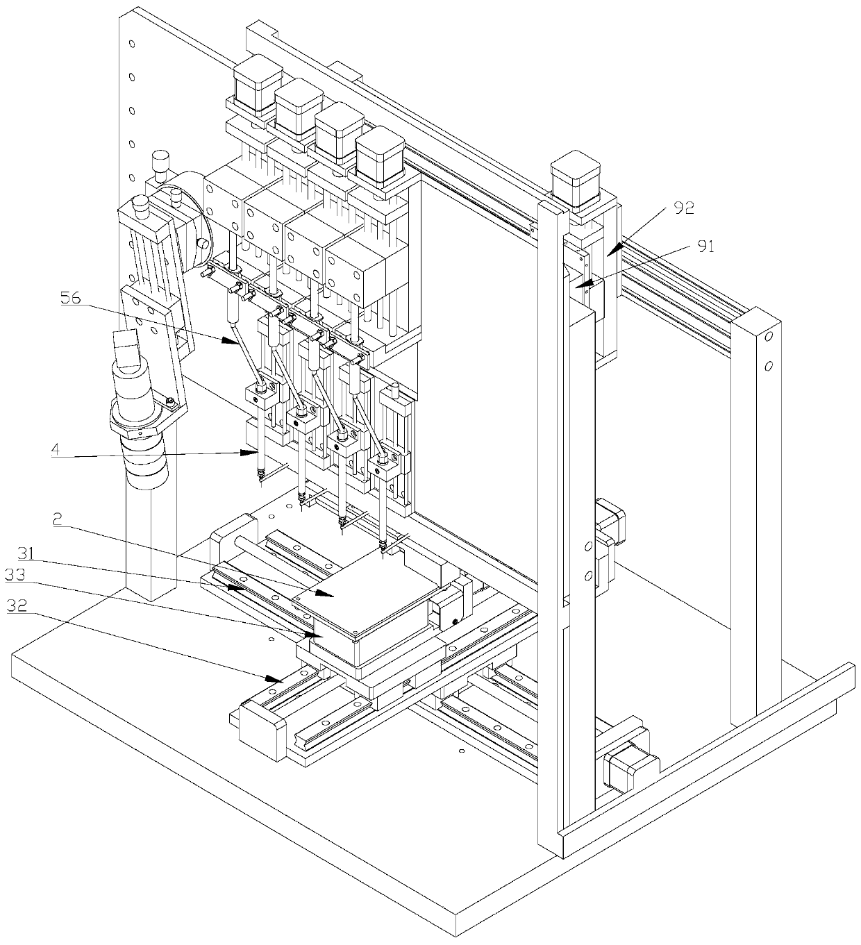 A multi-material 3D printing device based on electro-hydraulic power coupling jet printing