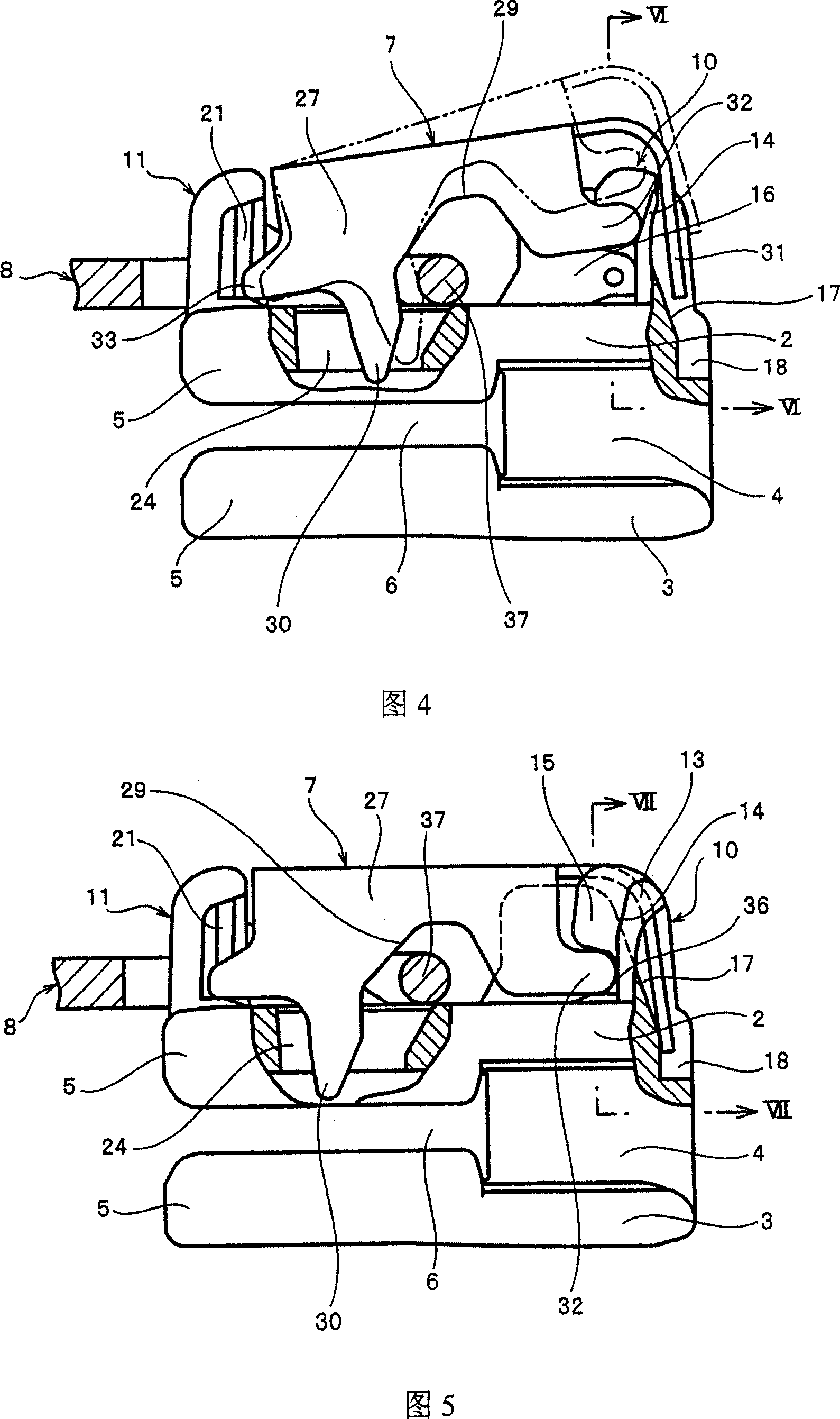 Slide fastener slider with automatic locking device