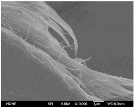 Conductive large-strain carbon nanotube composite film as well as preparation method and test method thereof