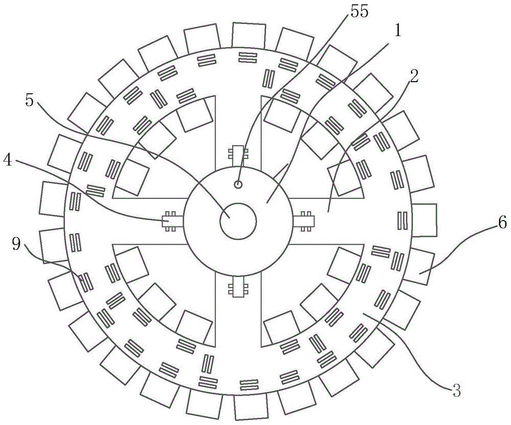 Furnace used for producing basalt continuous filament