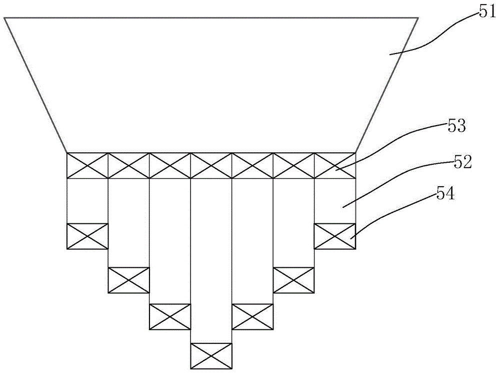 Furnace used for producing basalt continuous filament