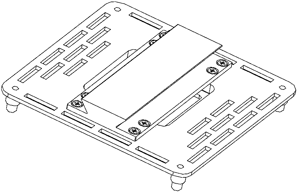 Anti-vibration support of mainboard of computer and computer