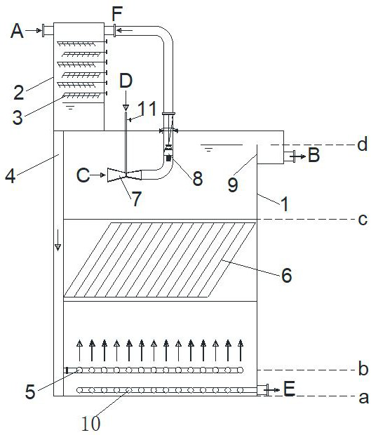 A kind of hedn bioreactor and processing method