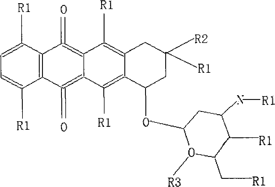 Application of anthracene nucleus antibiotic and its pharmaceutical salt for treating ocular inflammation