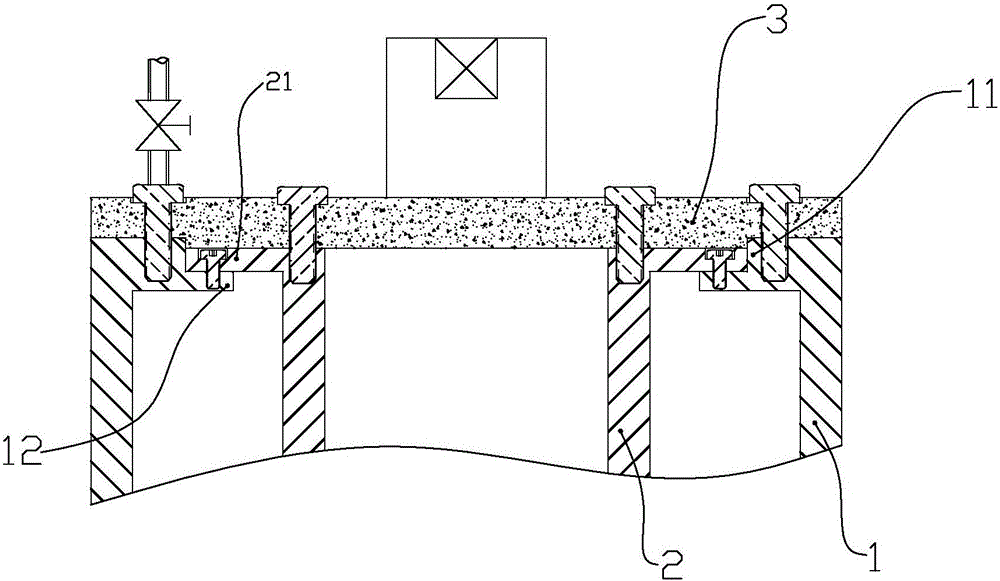 Mold for producing GRE winding pipe