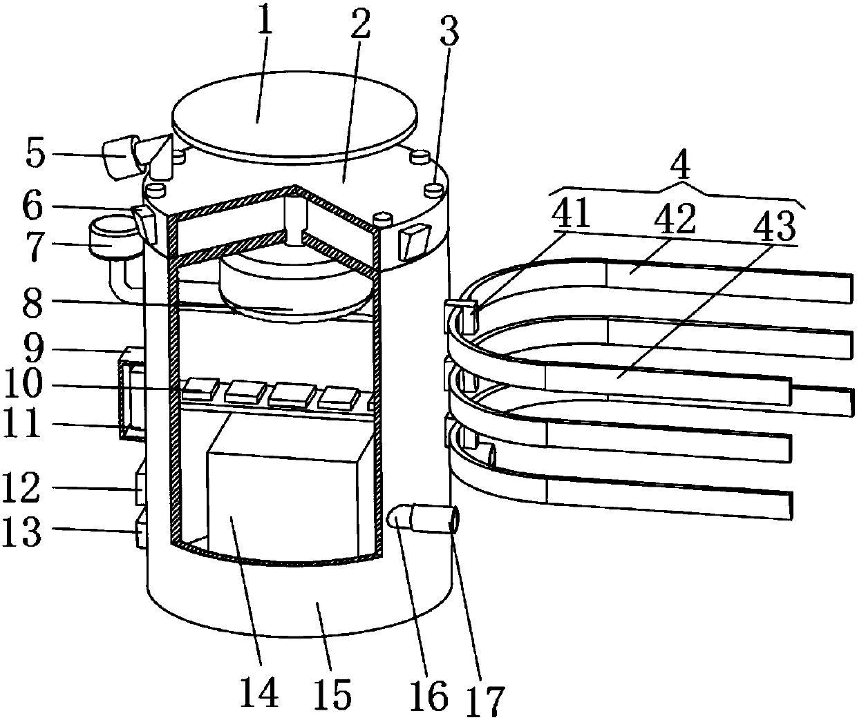 Natural forest protection device