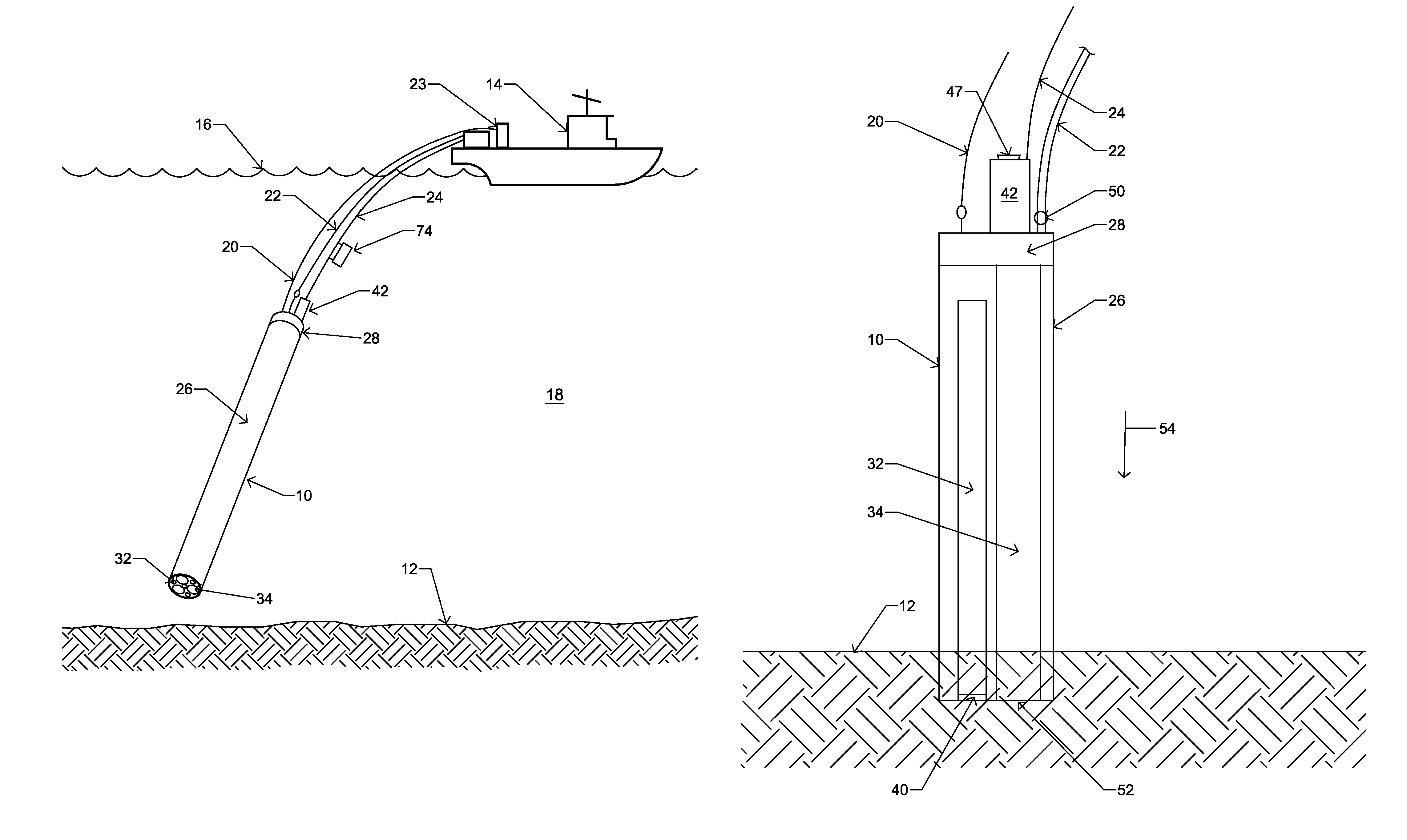 Suction coring device and method