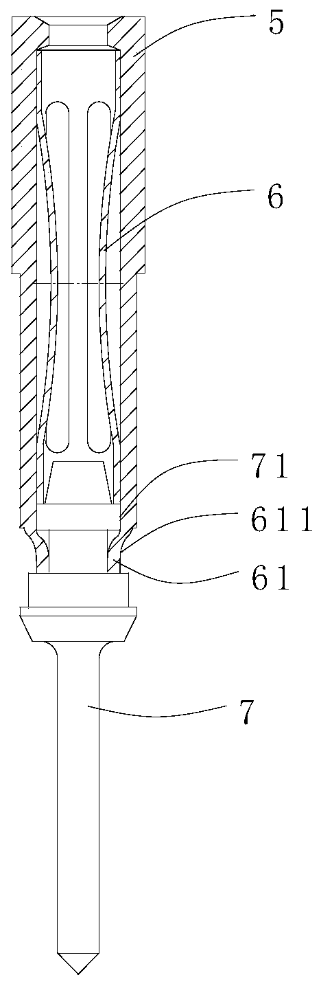 A miniaturized crown spring socket assembly