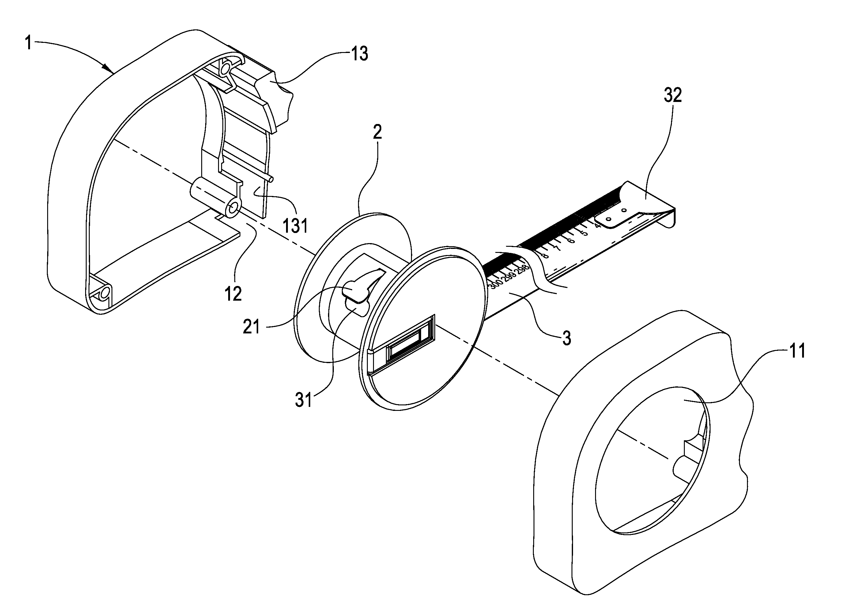 Enhanced Structure for Measuring Tape