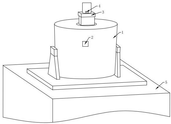 Earphone voice pickup sensor vibration test system and vibration test method