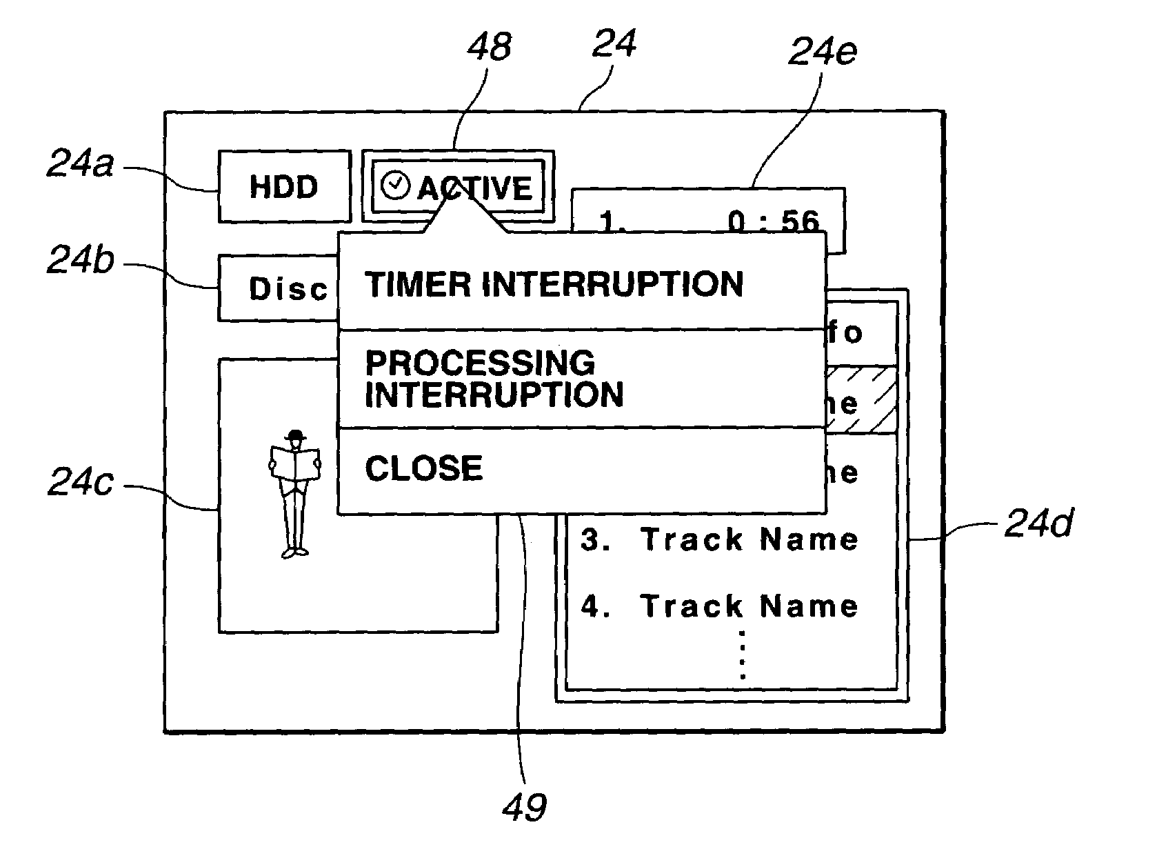 Electronic equipment and operation control method for electronic equipment