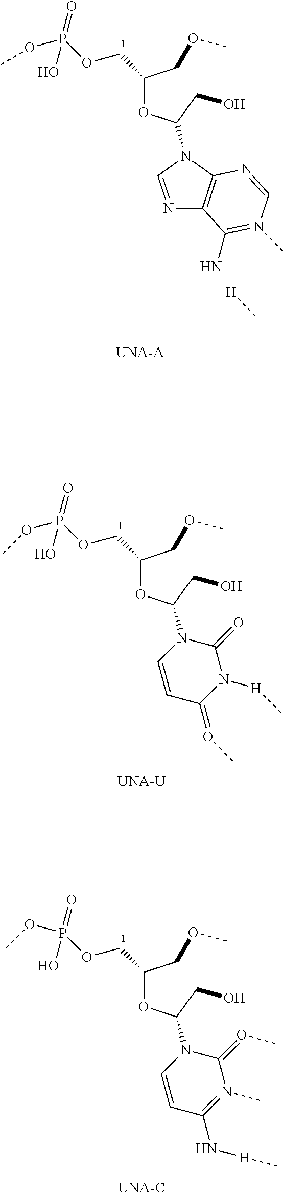 Therapeutic UNA oligomers and uses thereof