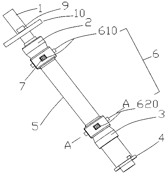 Expanding core fixture for workpiece with gully on inner wall and using method thereof